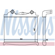 97014 NISSENS Интеркулер