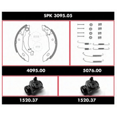 SPK 3095.05 ROADHOUSE Комплект тормозов, барабанный тормозной механизм