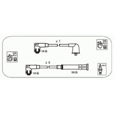 AFM78 JANMOR Комплект проводов зажигания