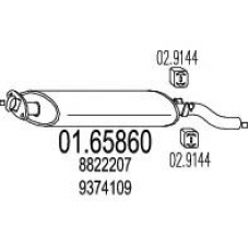 01.65860 MTS Глушитель выхлопных газов конечный