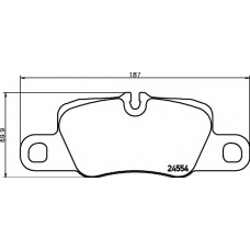 8DB 355 019-871 HELLA PAGID Комплект тормозных колодок, дисковый тормоз