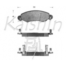 FK9051 KAISHIN Комплект тормозных колодок, дисковый тормоз