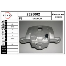 2325002 EAI Тормозной суппорт