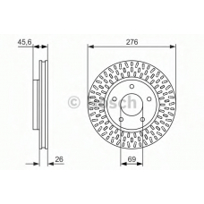 0 986 479 783 BOSCH Тормозной диск