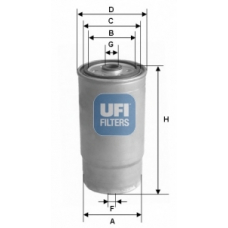 24.379.01 UFI Топливный фильтр