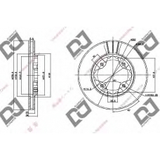 BD1112 DJ PARTS Тормозной диск