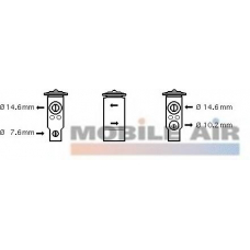 53001045 VAN WEZEL Расширительный клапан, кондиционер