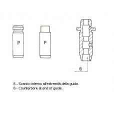 01-2512 METELLI Направляющая втулка клапана