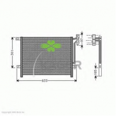 94-5048 KAGER Конденсатор, кондиционер