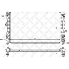 10-25139-SX STELLOX Радиатор, охлаждение двигателя