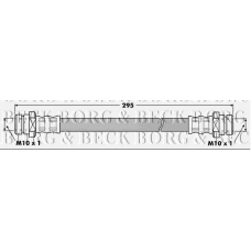 BBH7452 BORG & BECK Тормозной шланг