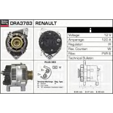 DRA3783 DELCO REMY Генератор