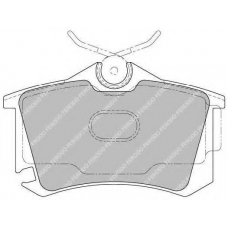 FDB1637 FERODO Комплект тормозных колодок, дисковый тормоз