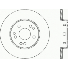 BDA1294.10 OPEN PARTS Тормозной диск