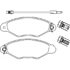 MDK0129 MINTEX Комплект тормозов, дисковый тормозной механизм