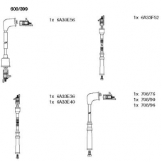 600/399 BREMI Комплект проводов зажигания