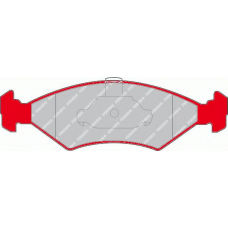 FDS1081 FERODO Комплект тормозных колодок, дисковый тормоз