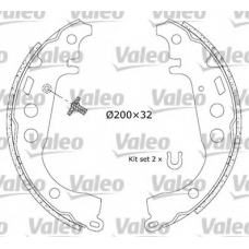 554864 VALEO Комплект тормозных колодок