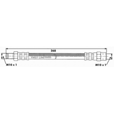 FBH6027 FIRST LINE Тормозной шланг