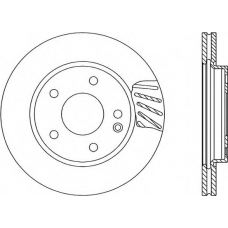 BDA1700.20 OPEN PARTS Тормозной диск