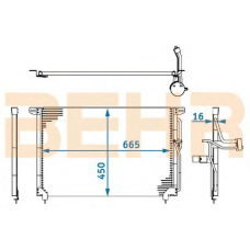 7401493 BEHR Condenser