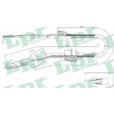 C0064C LPR Трос, управление сцеплением