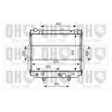 QER2129 QUINTON HAZELL Радиатор, охлаждение двигателя