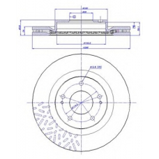 142.1350 CAR Тормозной диск