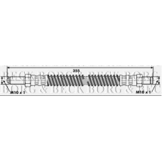 BBH6389 BORG & BECK Тормозной шланг