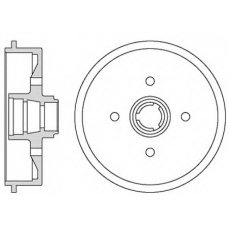 VBD636 MOTAQUIP Тормозной барабан