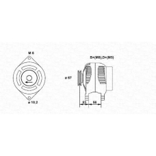 943355015010 MAGNETI MARELLI Генератор