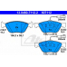 13.0460-7112.2 ATE Комплект тормозных колодок, дисковый тормоз