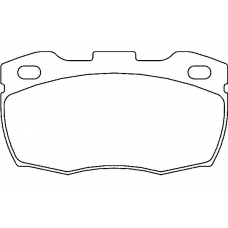 21519 180  0 4 T4047 TEXTAR Колодки тормозные