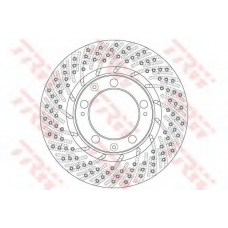 DF6467S TRW Тормозной диск