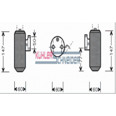 8902771 KUHLER SCHNEIDER Осушитель, кондиционер