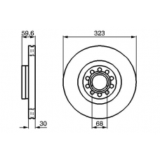 0 986 479 060 BOSCH Тормозной диск