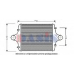 267100N AKS DASIS Интеркулер