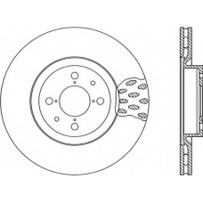 BDR1016.20 OPEN PARTS Тормозной диск