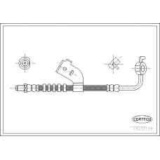 19032129 CORTECO Тормозной шланг