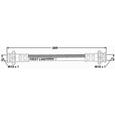 FBH6582 FIRST LINE Тормозной шланг