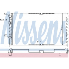 65290 NISSENS Радиатор, охлаждение двигателя