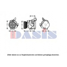 850397N AKS DASIS Компрессор, кондиционер