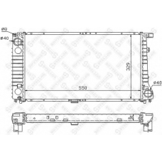 10-25568-SX STELLOX Радиатор, охлаждение двигателя