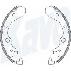 BS-5425 KAVO PARTS Комплект тормозных колодок