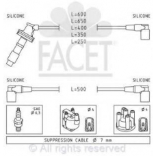 4.7064 FACET Комплект проводов зажигания