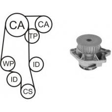 WPK-158101 AIRTEX Водяной насос + комплект зубчатого ремня
