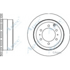 DSK357 APEC Тормозной диск