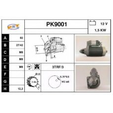 PK9001 SNRA Стартер