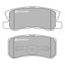 LVXL1217 MOTAQUIP Комплект тормозных колодок, дисковый тормоз