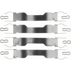 FBA405 FERODO Комплектующие, колодки дискового тормоза